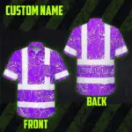 hi-vis-hawaiian-shirt-reflective-tapes-violet-neon-flowers-custom-e9751.webp
