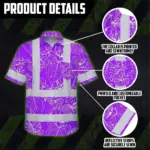hi-vis-hawaiian-shirt-reflective-tapes-violet-neon-flowers-custom-f9131.webp