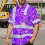 hi-vis-hawaiian-shirt-reflective-tapes-violet-neon-flowers-custom-fa4bc.webp