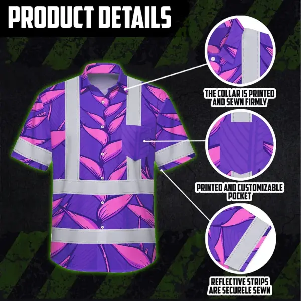 hi-vis-hawaiian-shirt-reflective-tapes-violet-neon-pink-heliconia-37d40.webp