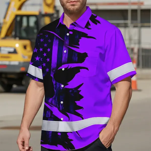 hi-vis-hawaiian-shirt-reflective-tapes-violet-neon-skull-us-flag-030b2.webp