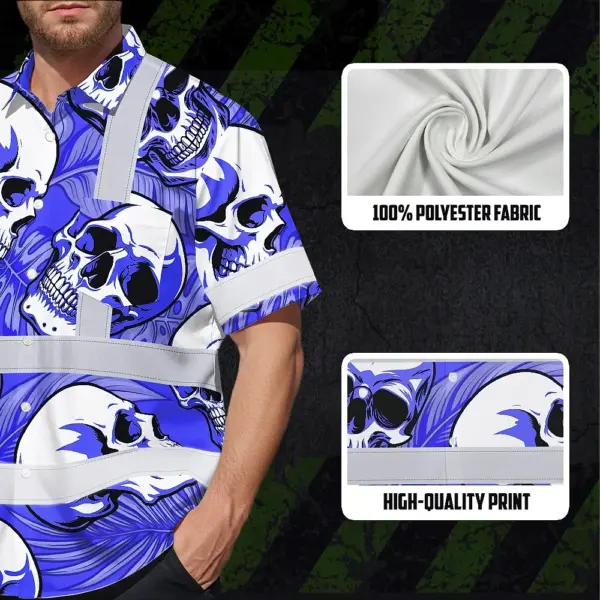 hi-vis-hawaiian-shirt-reflective-tapes-white-blue-skull-custom-name-d0a68.webp