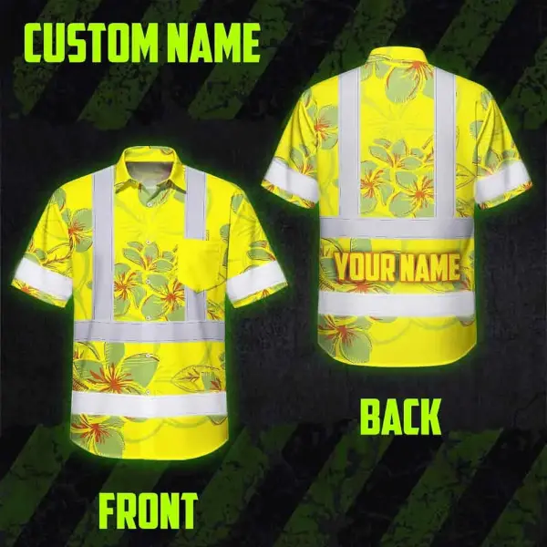 hi-vis-hawaiian-shirt-reflective-tapes-yellow-neon-grey-plumeria-b1e7f.webp