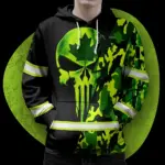hi-vis-hoodie-reflective-green-neon-skull-camo-canada-flag-custom-3809d.webp