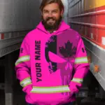 hi-vis-hoodie-reflective-pink-neon-skull-with-canada-flag-custom-3de92.webp