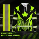 hi-vis-hoodie-reflective-tapes-green-black-neon-canada-flag-custom-e9354.webp