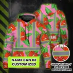 hi-vis-hoodie-reflective-tapes-pink-neon-red-anthurium-custom-name-b7816.webp