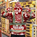 hi-vis-hoodie-reflective-tapes-red-neon-white-protea-custom-name-ae687.webp