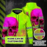 hi-vis-hoodie-shirt-reflective-tapes-pink-and-lime-neon-skull-custom-f00da.webp