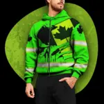 hi-vis-jacket-reflective-black-green-neon-canada-flag-scratch-custom-4795c.webp