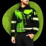 hi-vis-jacket-reflective-green-neon-canada-flag-and-skull-custom-99b48.webp