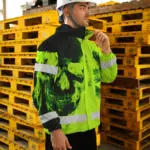hi-vis-jacket-waterproof-green-neon-skull-and-canada-flag-custom-f70e3.webp