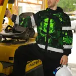 hi-vis-jacket-waterproof-green-neon-skull-paint-flakes-canada-flag-c2f87.webp