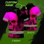 hi-vis-polo-shirt-reflective-tapes-black-and-pink-neon-skull-custom-e6477.webp