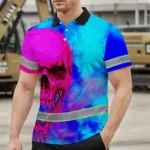 hi-vis-polo-shirt-reflective-tapes-blue-pink-skull-custom-name-751ad.webp
