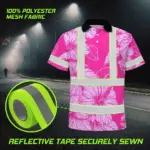 hi-vis-polo-shirt-reflective-tapes-pink-neon-hibiscus-custom-name-e63c6.webp