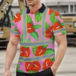 hi-vis-polo-shirt-reflective-tapes-pink-neon-red-anthurium-custom-6af7a.webp