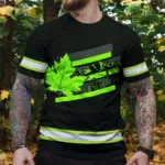 hi-vis-shirt-reflective-tapes-black-green-neon-canada-flag-shirt-c5803.webp
