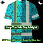 hi-vis-shirt-reflective-tapes-blue-neon-flowers-custom-name-safety-e08e4.webp