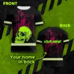hi-vis-shirt-reflective-tapes-pink-forest-green-skull-custom-name-dcd40.webp