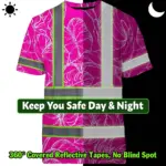 hi-vis-shirt-reflective-tapes-pink-neon-and-white-flowers-custom-1d971.webp