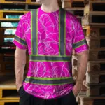 hi-vis-shirt-reflective-tapes-pink-neon-and-white-flowers-custom-69626.webp