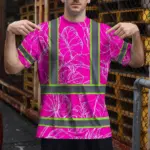 hi-vis-shirt-reflective-tapes-pink-neon-and-white-flowers-custom-8932c.webp