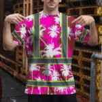 hi-vis-shirt-reflective-tapes-pink-neon-flowers-custom-name-safety-7b3e4.webp