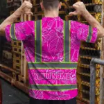 hi-vis-shirt-reflective-tapes-pink-neon-flowers-custom-name-safety-a4084.webp