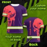hi-vis-shirt-reflective-tapes-skull-violet-neon-and-pink-custom-name-538a5.webp
