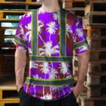 hi-vis-shirt-reflective-tapes-violet-neon-flowers-custom-name-safety-00f07.webp