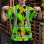 hi-vis-t-shirt-reflective-tapes-green-neon-flowers-custom-name-3-b8903.webp