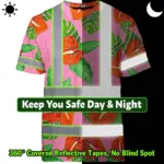 hi-vis-t-shirt-reflective-tapes-pink-neon-red-anthurium-custom-name-837db.webp