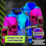 hi-vis-zip-hoodie-reflective-tapes-blue-pink-skull-custom-name-c744f.webp
