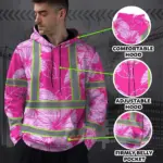 hi-vis-zip-hoodie-reflective-tapes-pink-neon-hibiscus-custom-name-05df4.webp