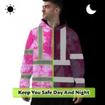 hi-vis-zip-hoodie-reflective-tapes-pink-neon-hibiscus-custom-name-26c32.webp