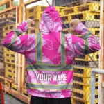 hi-vis-zip-hoodie-reflective-tapes-pink-neon-hibiscus-custom-name-53b62.webp