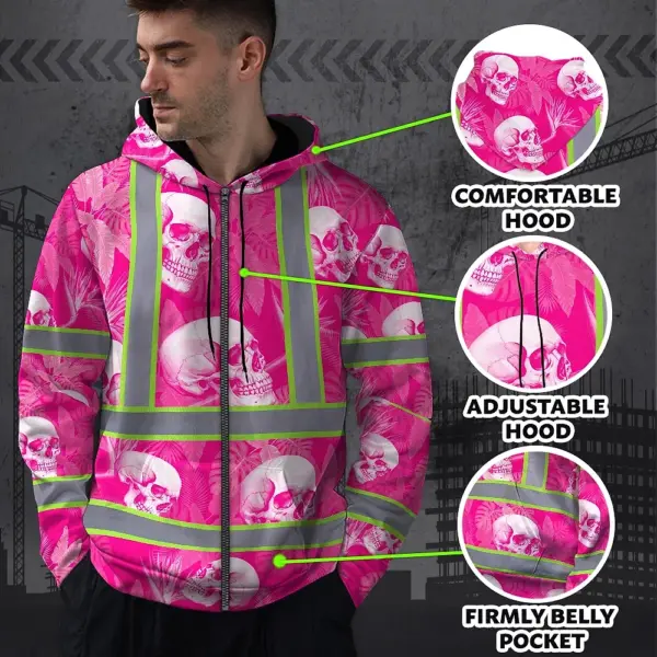 hi-vis-zip-hoodie-shirt-reflective-tapes-pink-neon-white-skull-688ae.webp