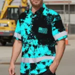 hi-vis-hawaiian-american-flag-shirt-blue-neon-custom-name-reflective-5251a.webp