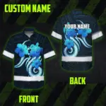 hi-vis-hawaiian-shirt-reflective-tapes-blue-turtle-polynesian-custom-43d49.webp