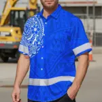 hi-vis-hawaiian-shirt-reflective-tapes-blue-white-polynesian-custom-69b27.webp