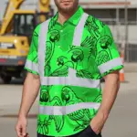 hi-vis-hawaiian-shirt-reflective-tapes-green-black-parrot-custom-61005.webp