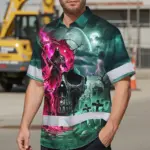 hi-vis-hawaiian-shirt-reflective-tapes-green-neon-pink-skull-custom-09b34.webp