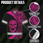 hi-vis-hawaiian-shirt-reflective-tapes-pink-neon-skull-custom-name-f7964.webp