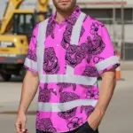 hi-vis-hawaiian-shirt-reflective-tapes-pink-neon-tiki-custom-name-3a487.webp
