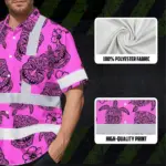 hi-vis-hawaiian-shirt-reflective-tapes-pink-neon-tiki-custom-name-f9440.webp