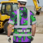 hi-vis-hawaiian-shirt-reflective-tapes-violet-green-parrot-custom-a6855.webp