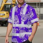 hi-vis-hawaiian-shirt-reflective-tapes-violet-neon-tiki-custom-name-136a7.webp