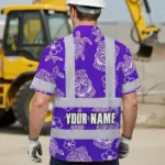 hi-vis-hawaiian-shirt-reflective-tapes-violet-neon-tiki-custom-name-b2c3e.webp