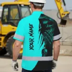hi-vis-hawaiian-skull-shirt-blue-neon-custom-name-high-visibility-23c9e.webp